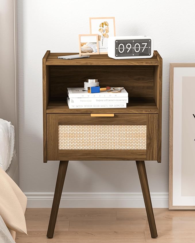 Veegle Nightstand, Modern Bedside Table - Image 8
