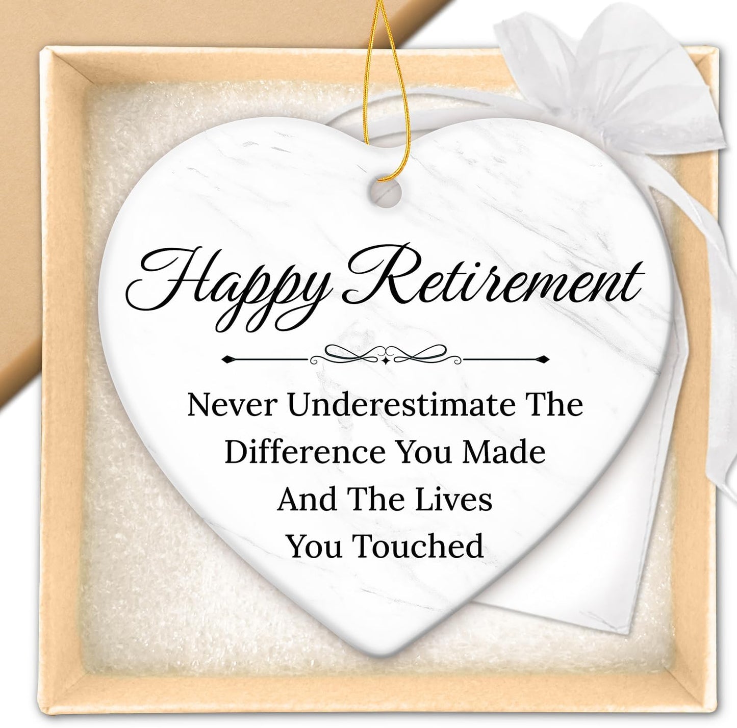 HEXMOZ Retirement Ornament 2025 - Retirement Gifts for Men, Women 2025 - Retired Gifts for Coworker, Boss, Teacher, Nurse - Retired Christmas Ornament - Christmas Decoration