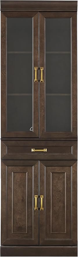 Crosley Furniture Stanton Glass Door Pantry Storage Cabinet - Image 4