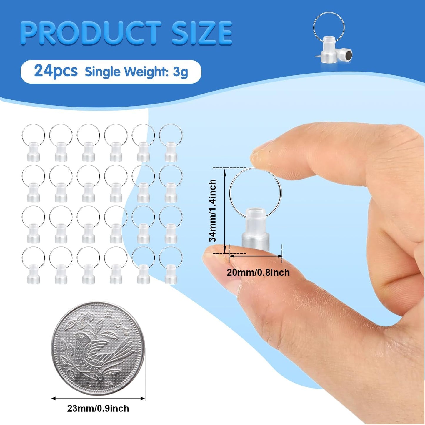 24PCS Balloon Weights Metallic Table Centerpiece Holders For Helium Balloon Accessories Small White Pendant For Birthday Wedding Chrismas Party (Round)