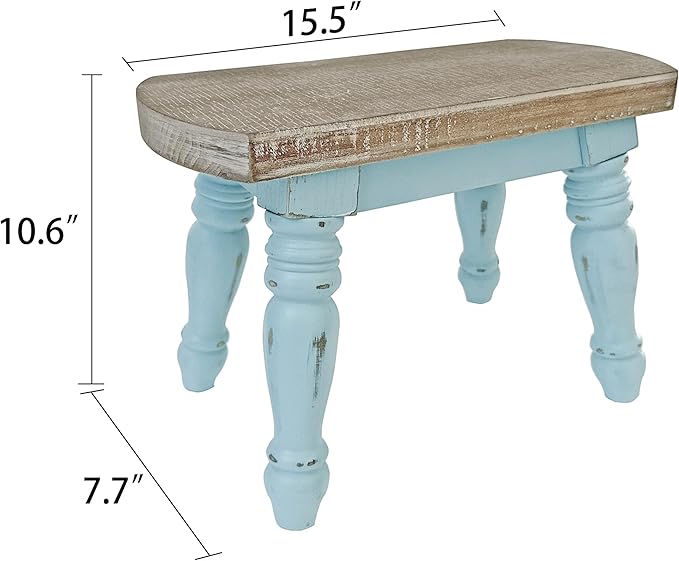 dwellington Farmhouse Wooden Step Stool - Image 3