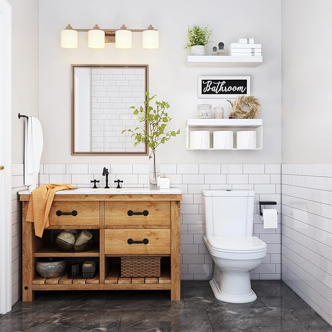 QEEIG ‎Bathroom Shelves Over Toilet - Image 2