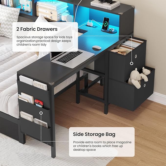 DICTAC Corner Twin Bed Frame - Image 7