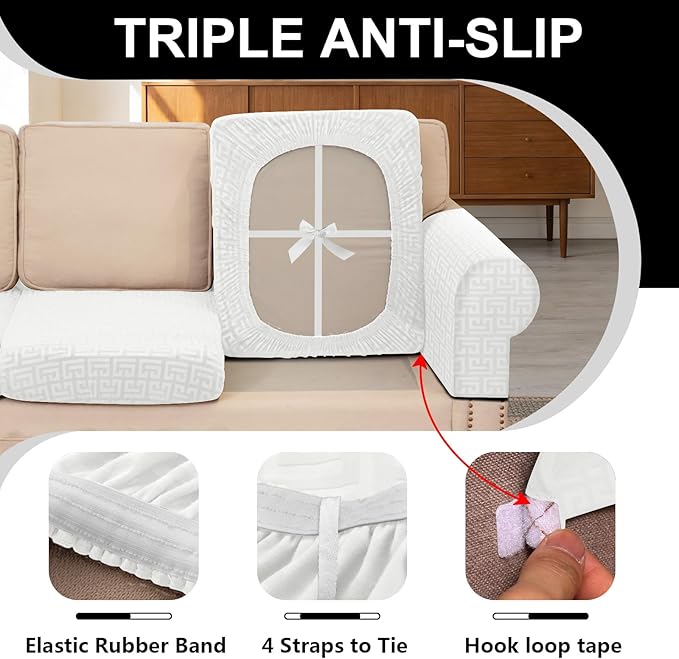 UNBBRRL Stretch Couch Backrest Cushion Cover - Image 3