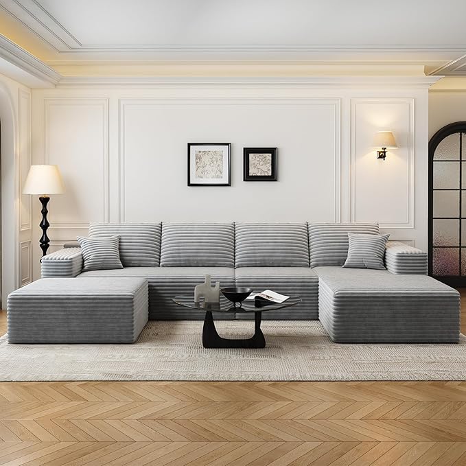 135.4" Cloud Modular Sectional Couch - Image 9