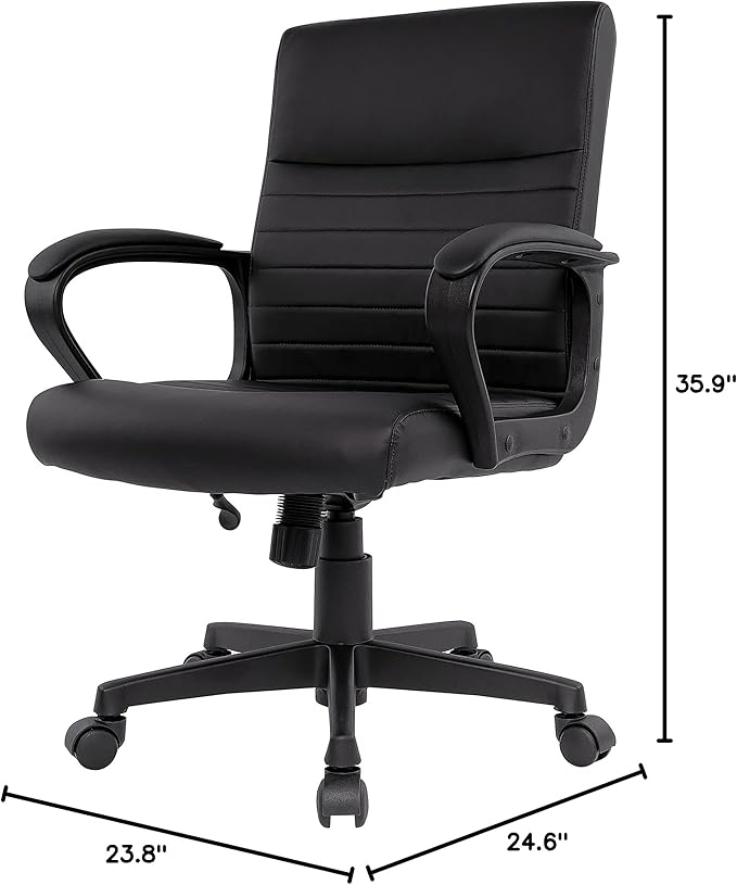 STAPLES Tervina Luxura Mid-Back Manager Chair - Image 3