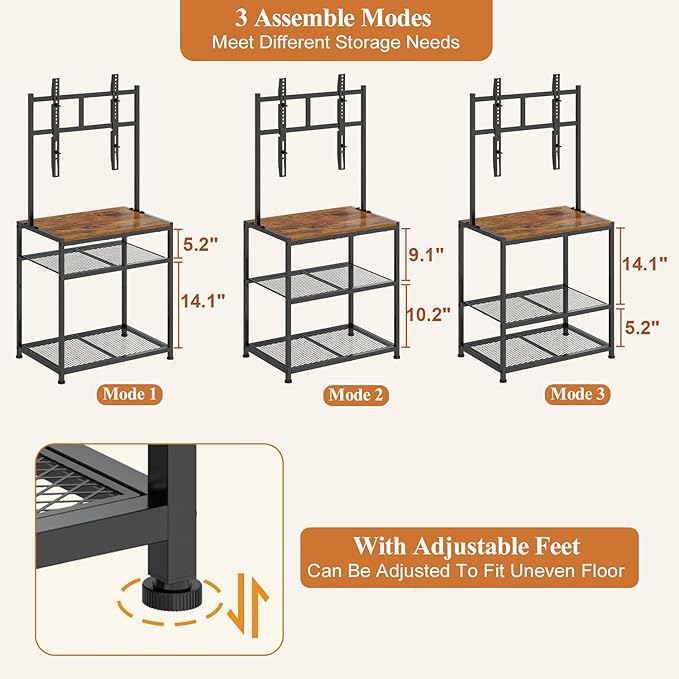 23 Inch to 50 Inch Floor Small Corner TV Stand - Image 8