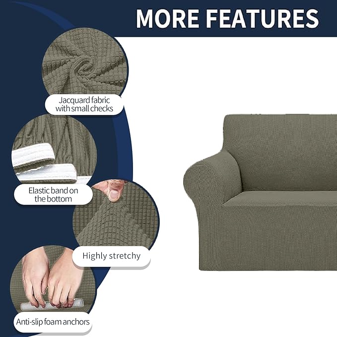 Cupuamon 2026 New Stretch Chair Sofa Slipcovers Couch Cover - Image 4