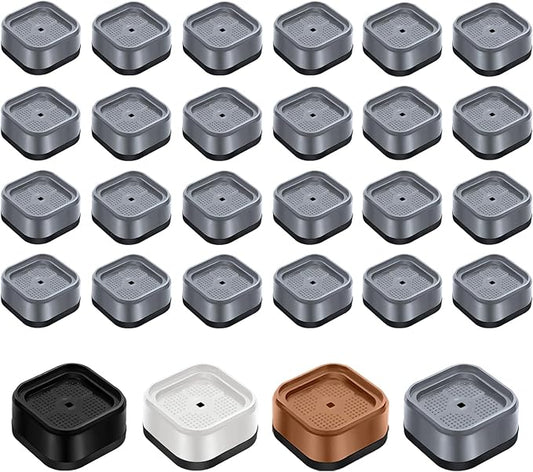 shouwuhho 24 Pack Furniture Risers Adjustable Bed Risers Heavy Duty Lifts by EnjoyLifeEnjoyHappiness