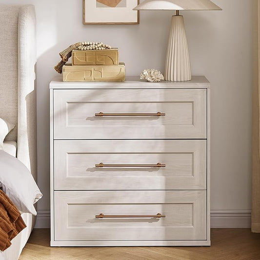 mopio Blake 3 Drawer Dresser for Bedroom, Chest of Drawers, Wood Dresser by MopioInc