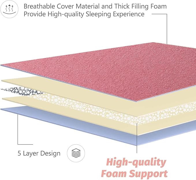 MAXYOYO Japanese Floor Mattress Futon Mattress, Thicken Sleeping Pad Foldable - Image 2