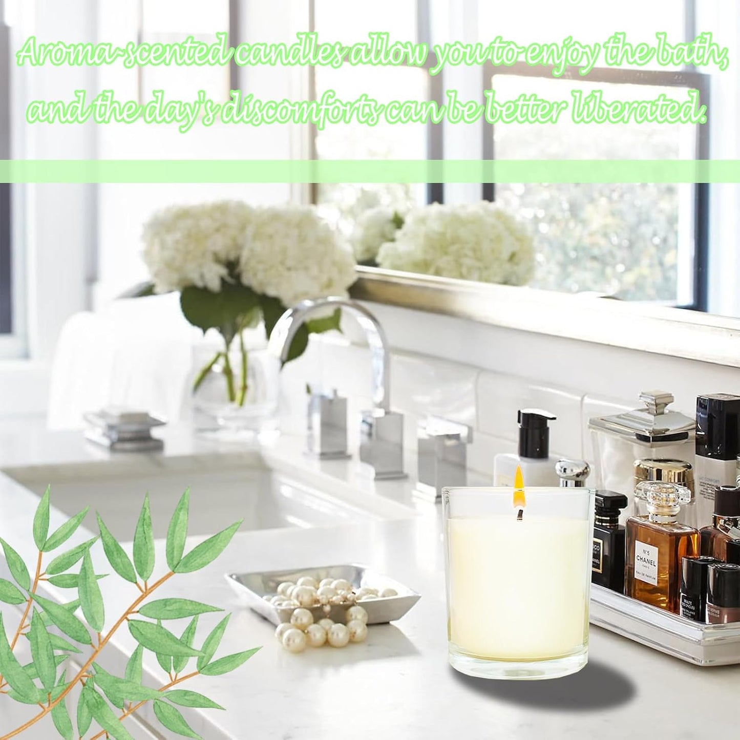 12 Pcs 6 Oz Mini Soy Candles,Eucalyptus Scented Bulk Candle Set,Aromatherapy Candle,Great Stress Relieving Scented Candles for Girls as a Gift for Birthdays, Weddings Party Favors!