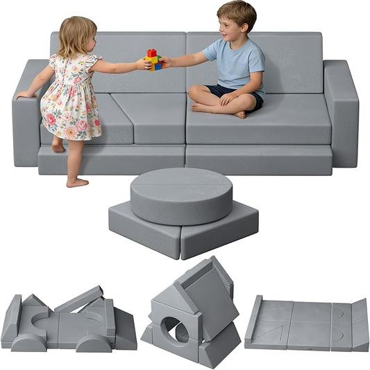 15pcs Unique Modular Kids Play Couch by laapee