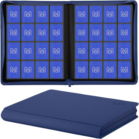 Premium Card Binder 16 Pocket,Trading Card Binder Holds up to 1000+Cards Sturdy Card Collection Album, Card Holder Folders for MTG, TCG, Game Cards & Sports Cards