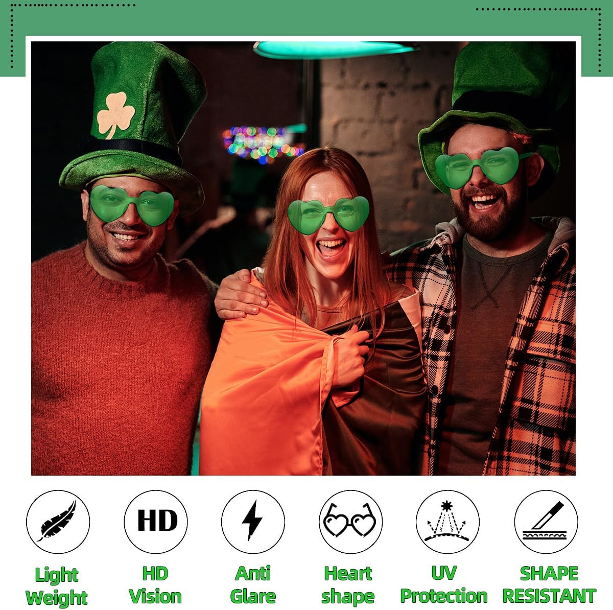 12/20/24 Pairs Heart Sunglasses for Women Men, Trendy Heart Shaped Rimless Transparent Sunglasses, Bachelorette Party