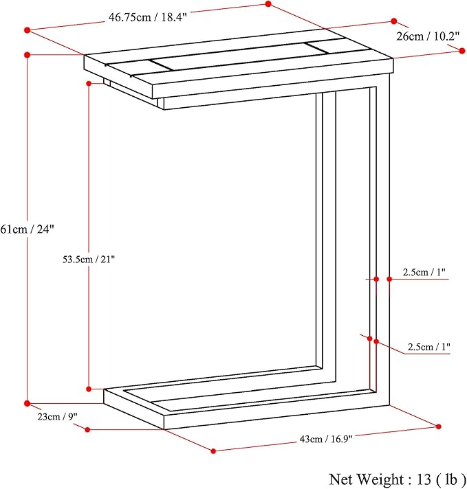 SIMPLIHOME Skyler C-Side Table - Image 3