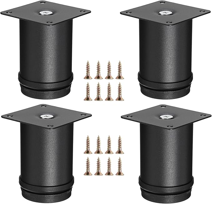 OwnMy 4PCS 3 Inch Stainless Steel Furniture Legs Feets Heavy Duty Metal Cabinet by OwnMy