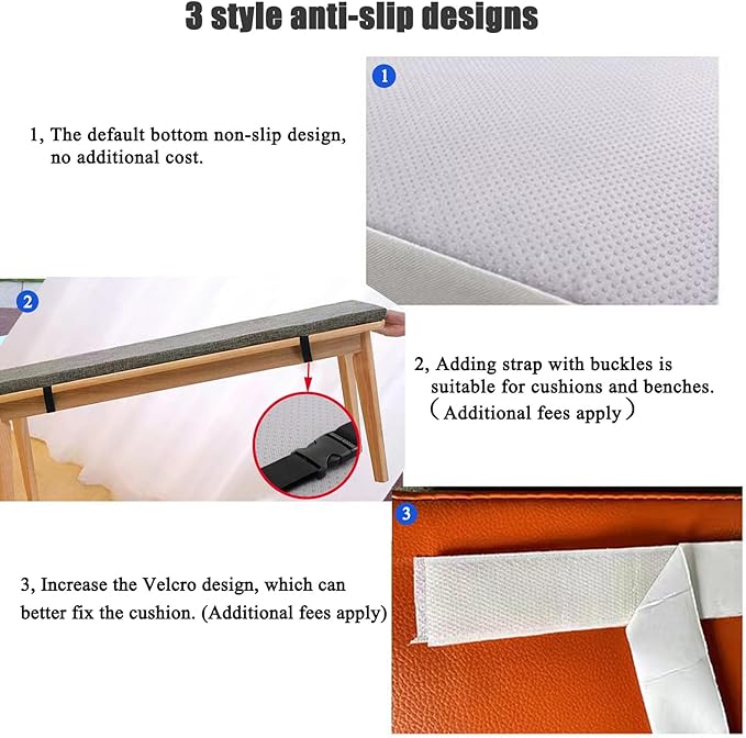 Custom Various Bench Cushion & Bay Window Seat Cushions, - Image 5