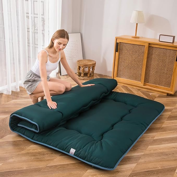 MAXYOYO Japanese Floor Mattress Futon Mattress, Thicken Sleeping Pad Foldable - Image 5
