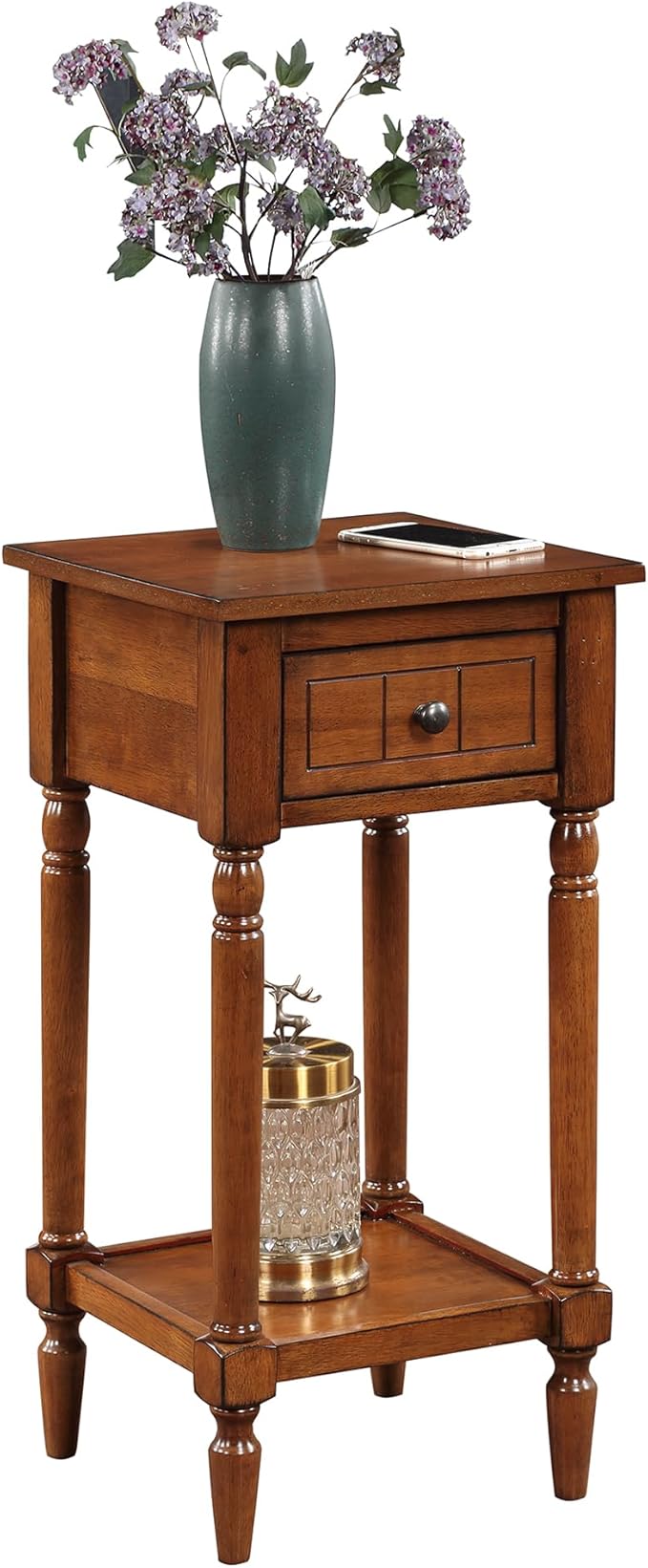 Convenience Concepts French Country Khloe 1 Drawer Accent End Table 14" - Image 4