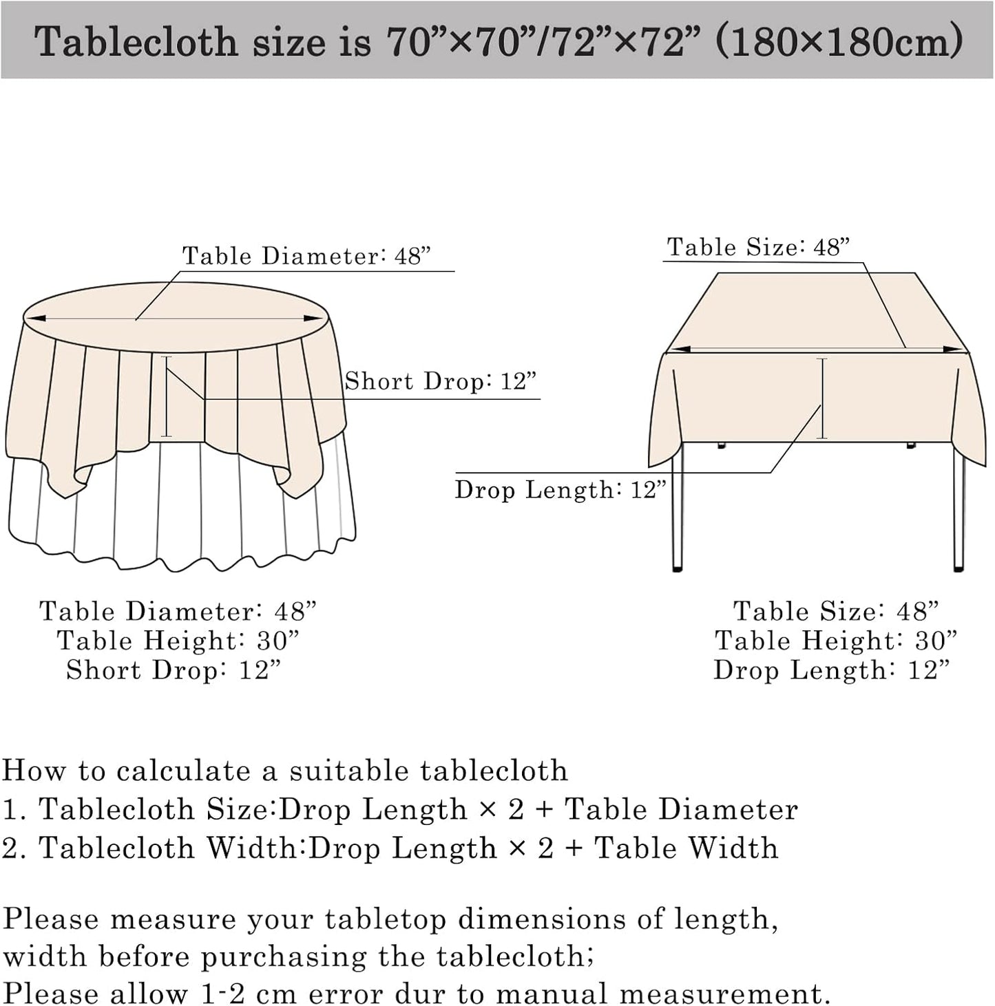 ShinyBeauty Lavender Table Cloths for Party 2 Packs, 72X72 Inch Sequin Tablecloths Square Shimmer Tablecloth Overlay Lilac Tablecloths Rectangular for Wedding, Birthday Tables