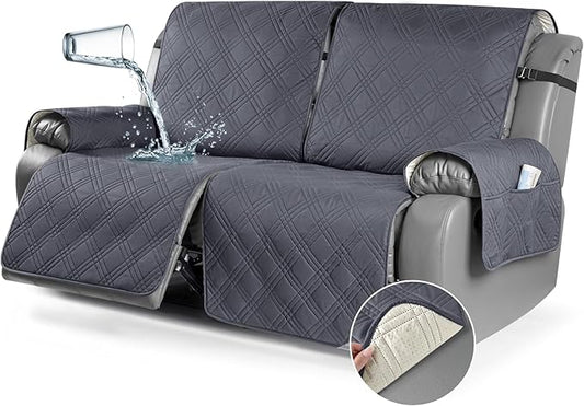 TAOCOCO 100% Waterproof Oversized Loveseat Recliner Cover, Non Slip Split by TAOCOCO
