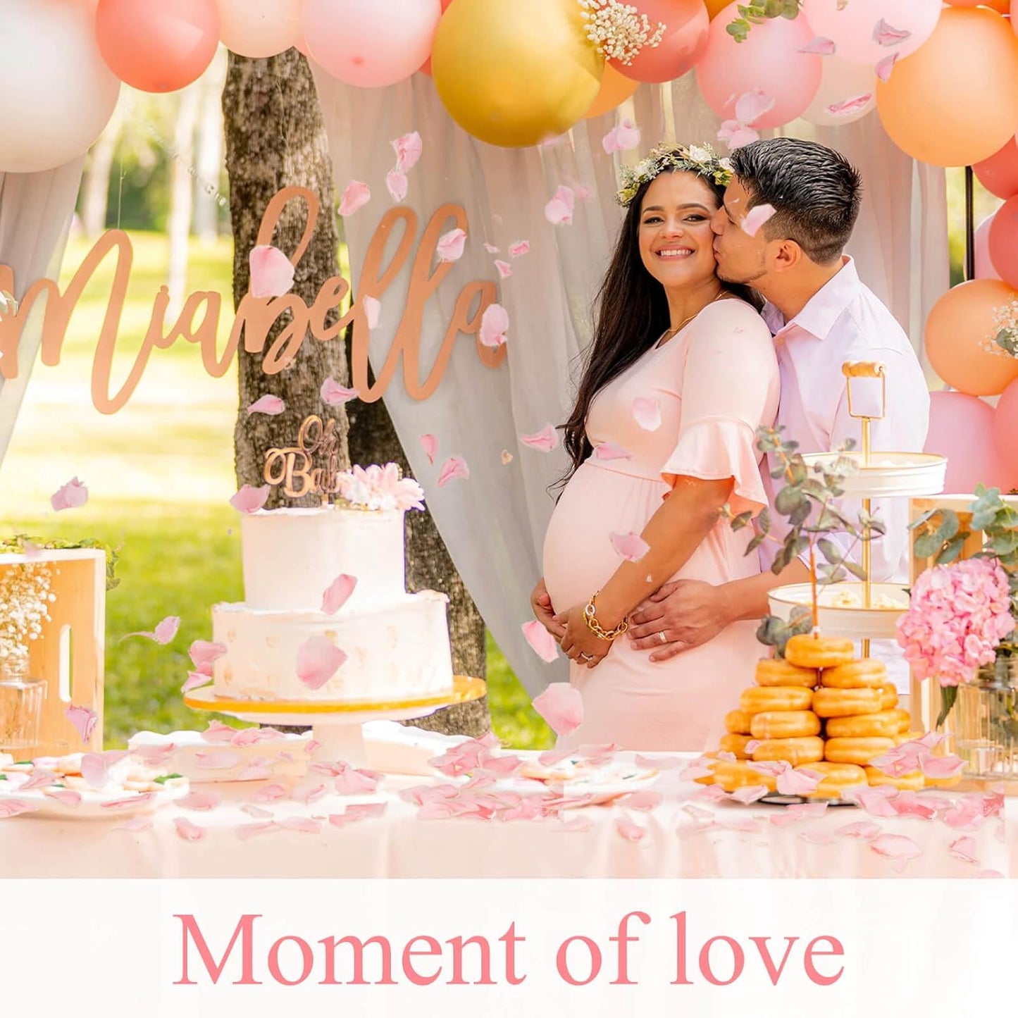 200Pcs Dried Real Pink Rose Petals, Preserved Flower Petals 1.75oz for Gifts Wedding Party Decor, Flower Girl, Dinner Table Centerpieces, Bridal Shower, Confetti