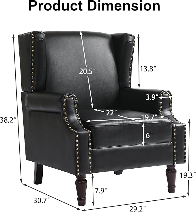 Pia Ricco High Back Floral Accent Chair - Image 2