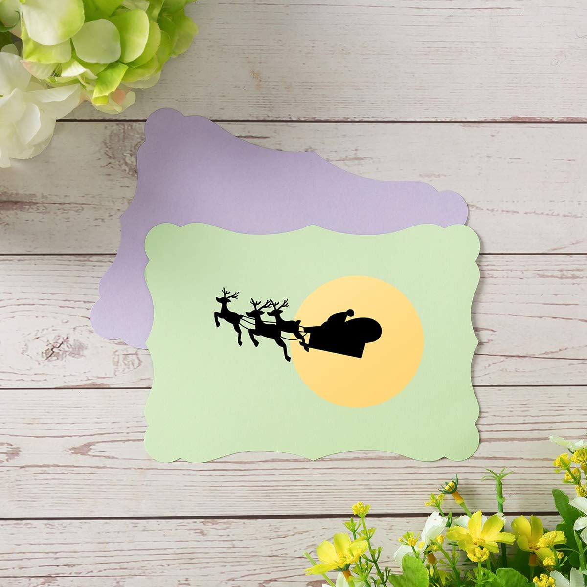 50 Pack Blank Kraft Cards Cardstock Thick Paper Brown Greeting Cards for DIY Gift Card Menus, Baby Shower and Wedding Invitations (Multicolored, 5x7IN)