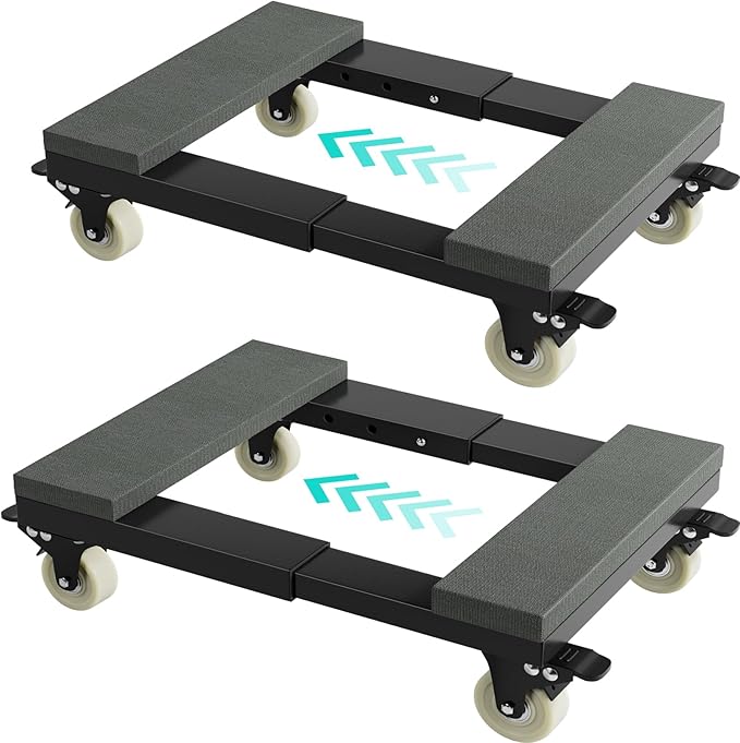 Heavy Duty Adjustable Furniture Moving Dolly by Unknown