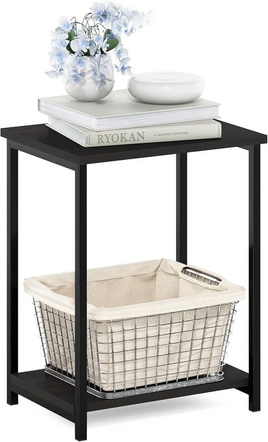 Furinno Simplistic Metal Frame End Table by Furinno-FitsYourSpaceFitsYourBudget