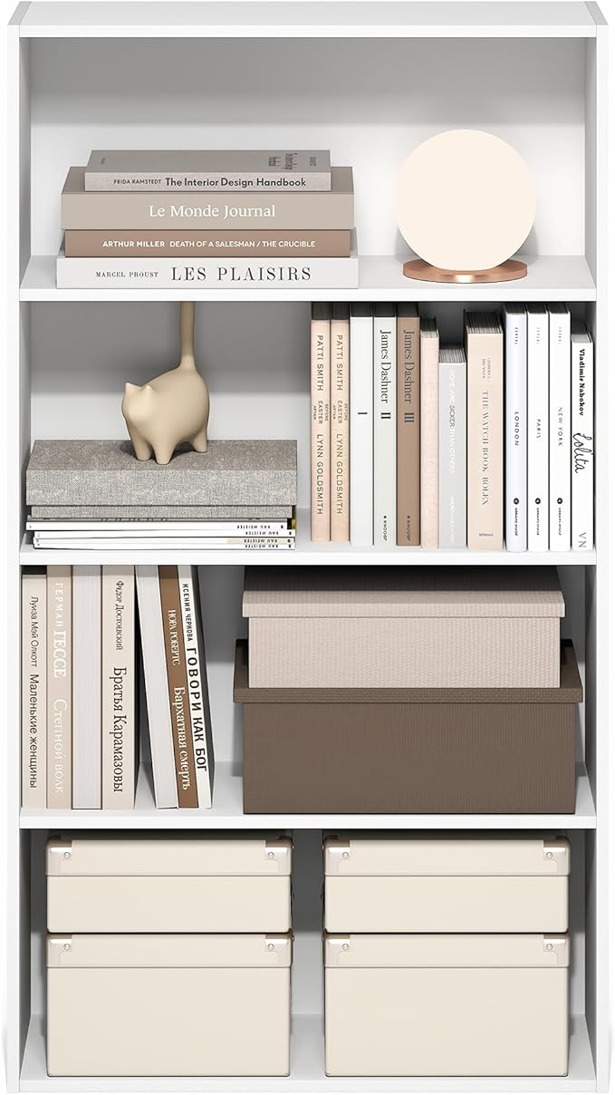Furinno Jaya Book Shelf, 4-Tier Book Shelf, Bookcase - Image 6