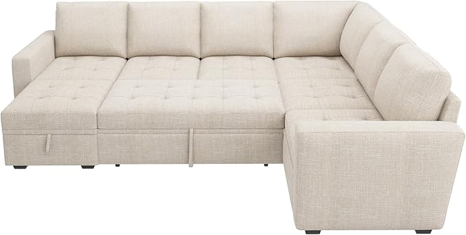 HONBAY Sectional Sleeper Sofa Couch - Image 8