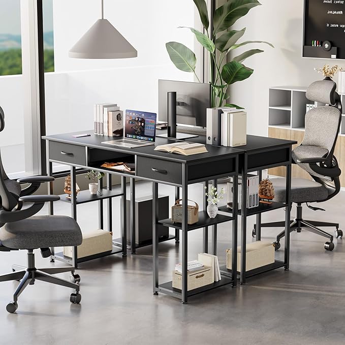 DUMOS 48" Small Computer Home Office Desk - Image 4