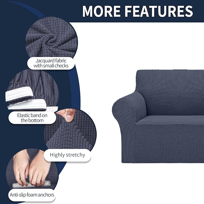 Cupuamon 2026 New Stretch Oversized Sofa Slipcovers Couch Sofa Cover - Image 4
