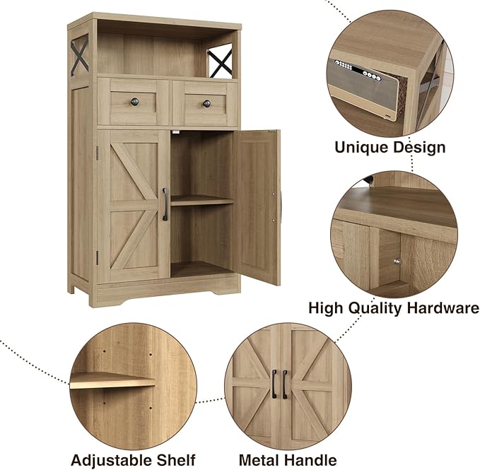 Befrases Natural Wood Storage Cabinet - Image 7