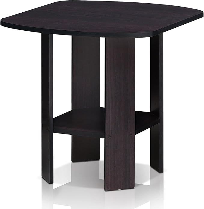 Furinno SIMPLE DESIGN Side Table, 2-Tier Modern End Table - Image 4