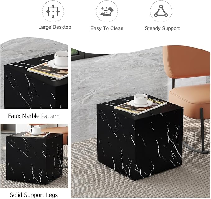 Coffee Table Set for 3, Living Room Table Set, Modern Coffee Table Set - Image 6
