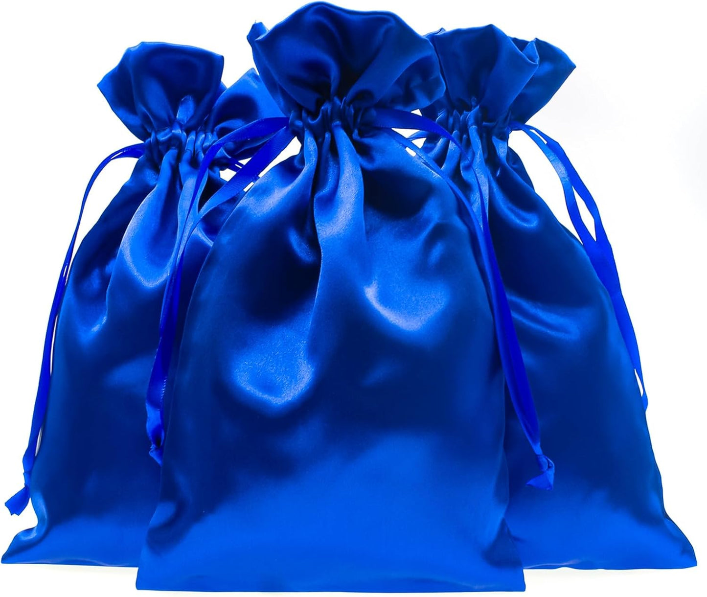 Blue Satin Gift Bags - 5" x 8" Jewelry, Wedding Favor, Baby Shower & Bags - 50 per Pack
