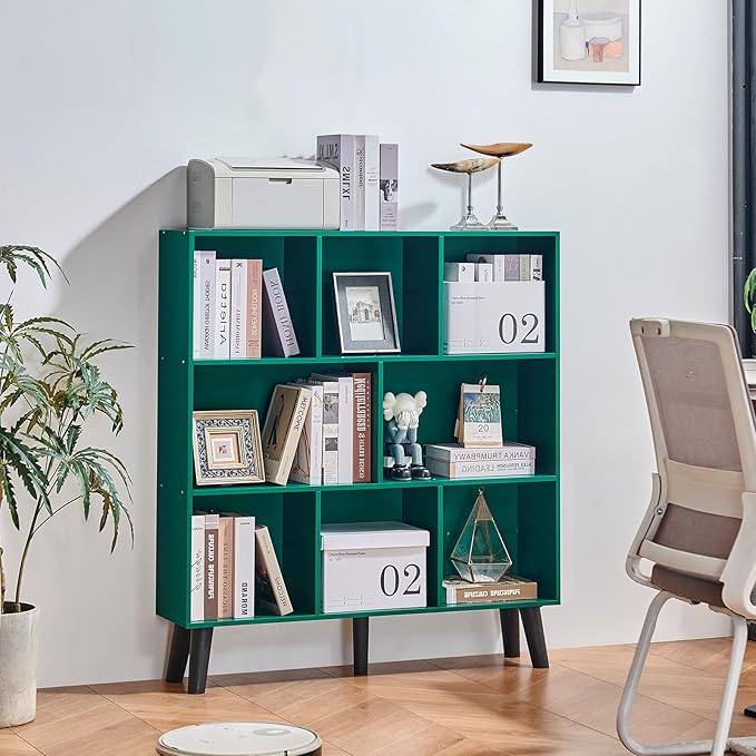 LEYAOYAO 8 Cube Bookshelf, 3 Tier Bookcase - Image 3
