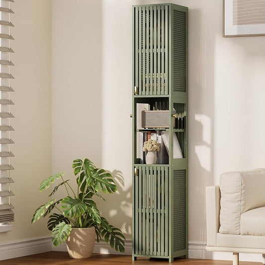 Amazer Tall Bathroom Storage Cabinet 70'', Freestanding Cabinet Storage by Amazer