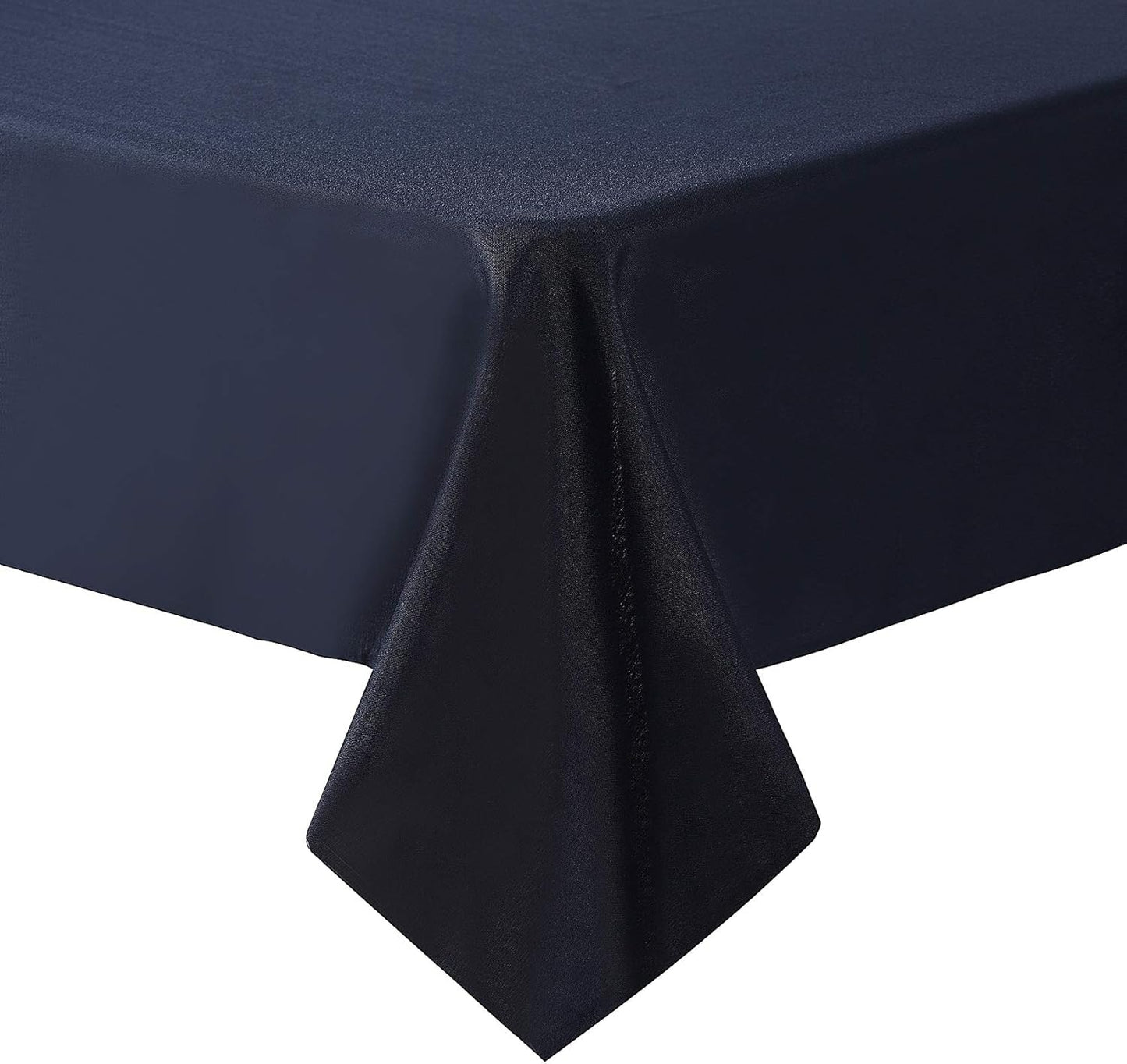 Cupuamon Square Tablecloth 52x52 inch Washable Polyester Fabric Table Cloth for Wedding Party Dining Banquet Decoration（52x52,Navy）