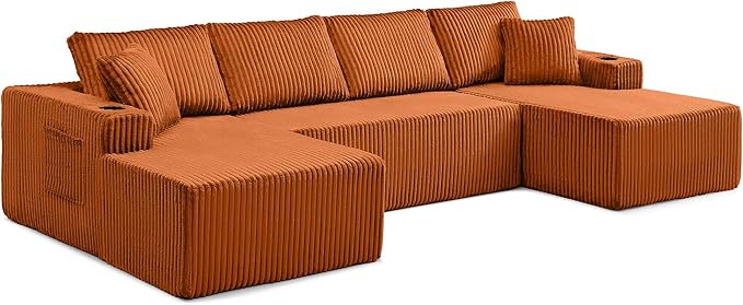 124" Oversized Sectional Couches - Image 7