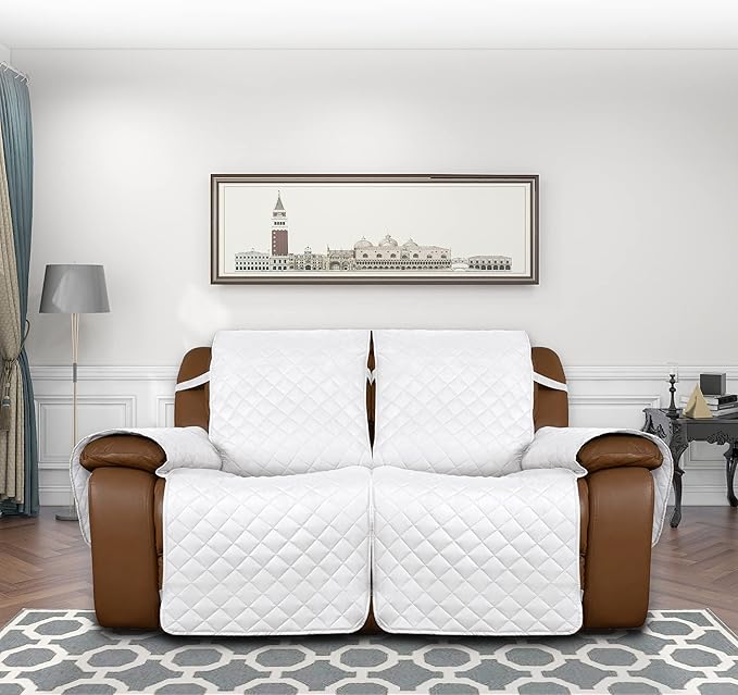 Easy-Going Loveseat Recliner Cover, Reversible Couch Cover - Image 2