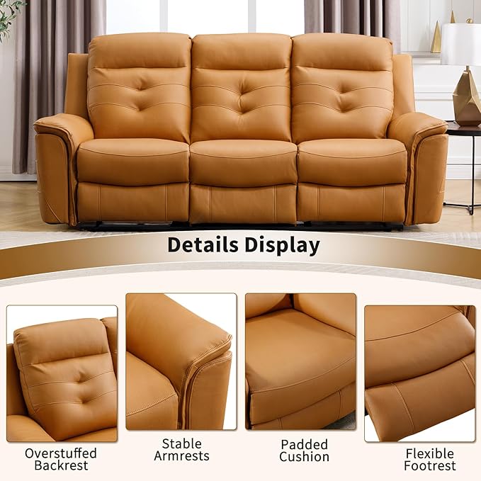 ANJ 2-Piece Faux Leather Power Recliner Sofa Set - Image 6