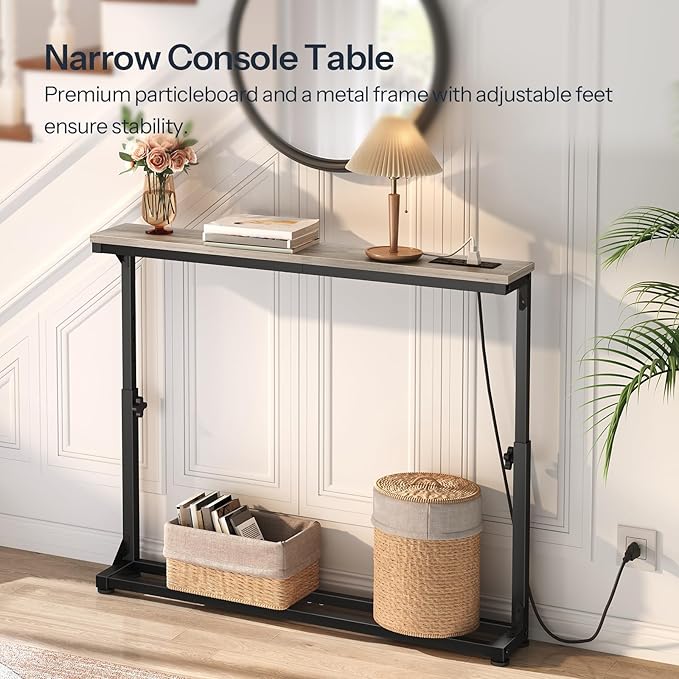 HOOBRO Narrow Console Table Set of 2 - Image 6