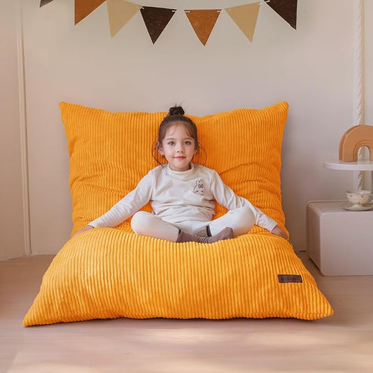 MAXYOYO 3 in 1 Kids Bean Bag Chair Couch, Convertible Chair Folds from Bean Bag by MAXYOYO