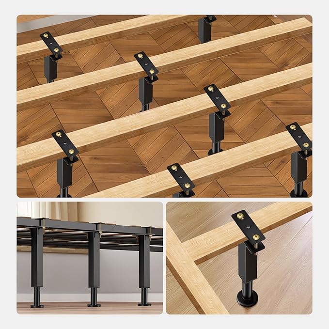 Bed Support Legs, 6.2-8 in Heavy Duty Metal Furniture Feet - Image 6