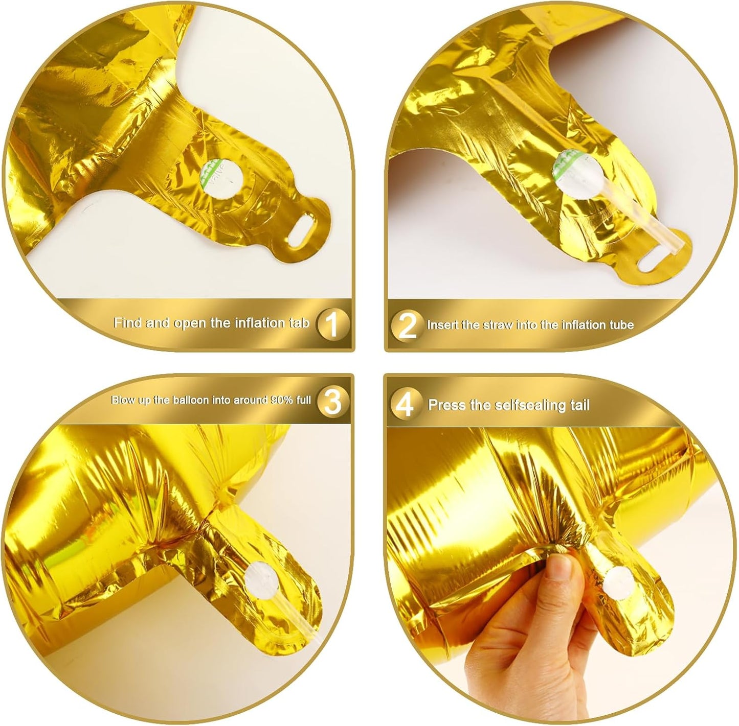 40 Inch Gold Mylar Foil Number 26 62 Birthday Balloon, 26 Boy Girl Party Decorations Supplies, Big Helium Balloons Numbers for 26 62 Men Women Anniversary