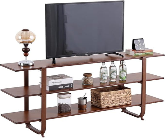 Tiita Wooden TV Stand for 65 Inch TV, Modern Media Console Table by TiitaHome